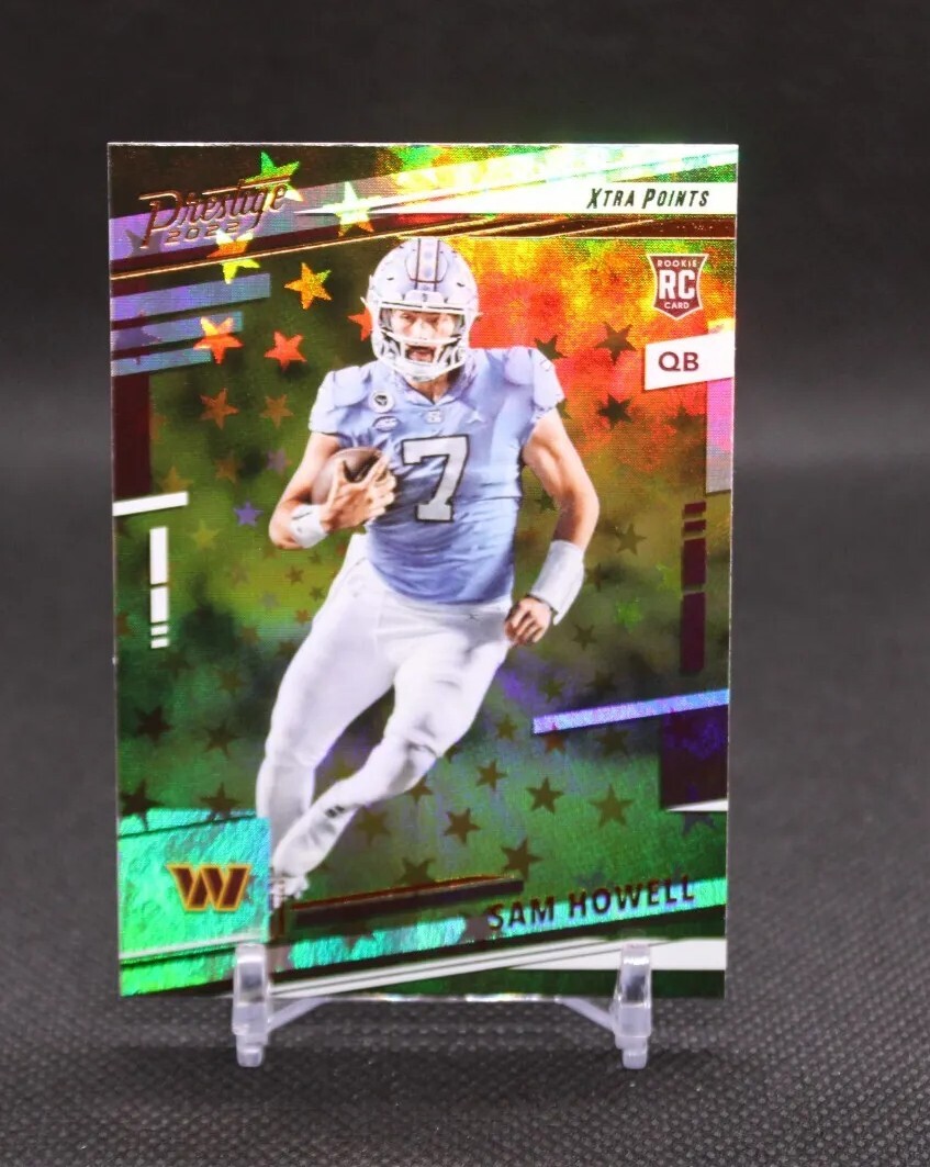 2022 Panini Prestige Sam Howell RC Xtra Points Astral Parallel - #305 Commanders