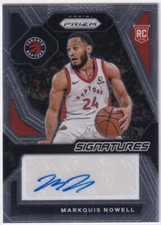 2023-24 Panini Prizm NBA No. RSI-NOW Markquis Nowell Rookie Auto Signatures