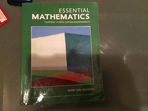Essential Mathematics Custom Edition for City College of San Francisco ...