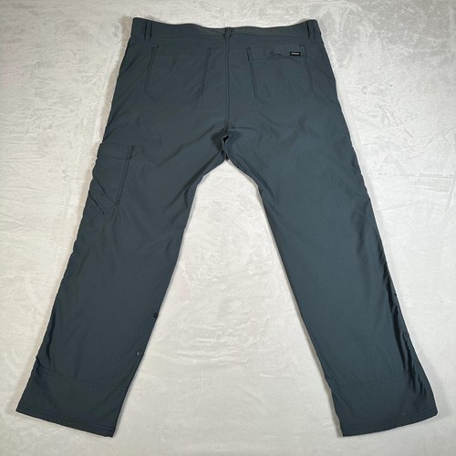 Prana Men Pants Straight Leg Slim Fit Pockets Adjustable Waist Size 42 W 30 - Picture 11 of 12
