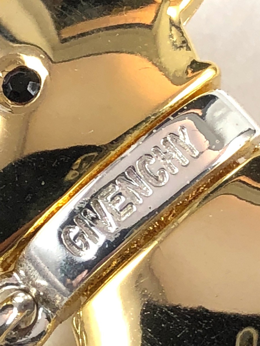 GIVENCHY  ブローチ NIB FABULOUS SIGNED GIVENCHY GOLD PLATED CRYSTAL RHINESTONE