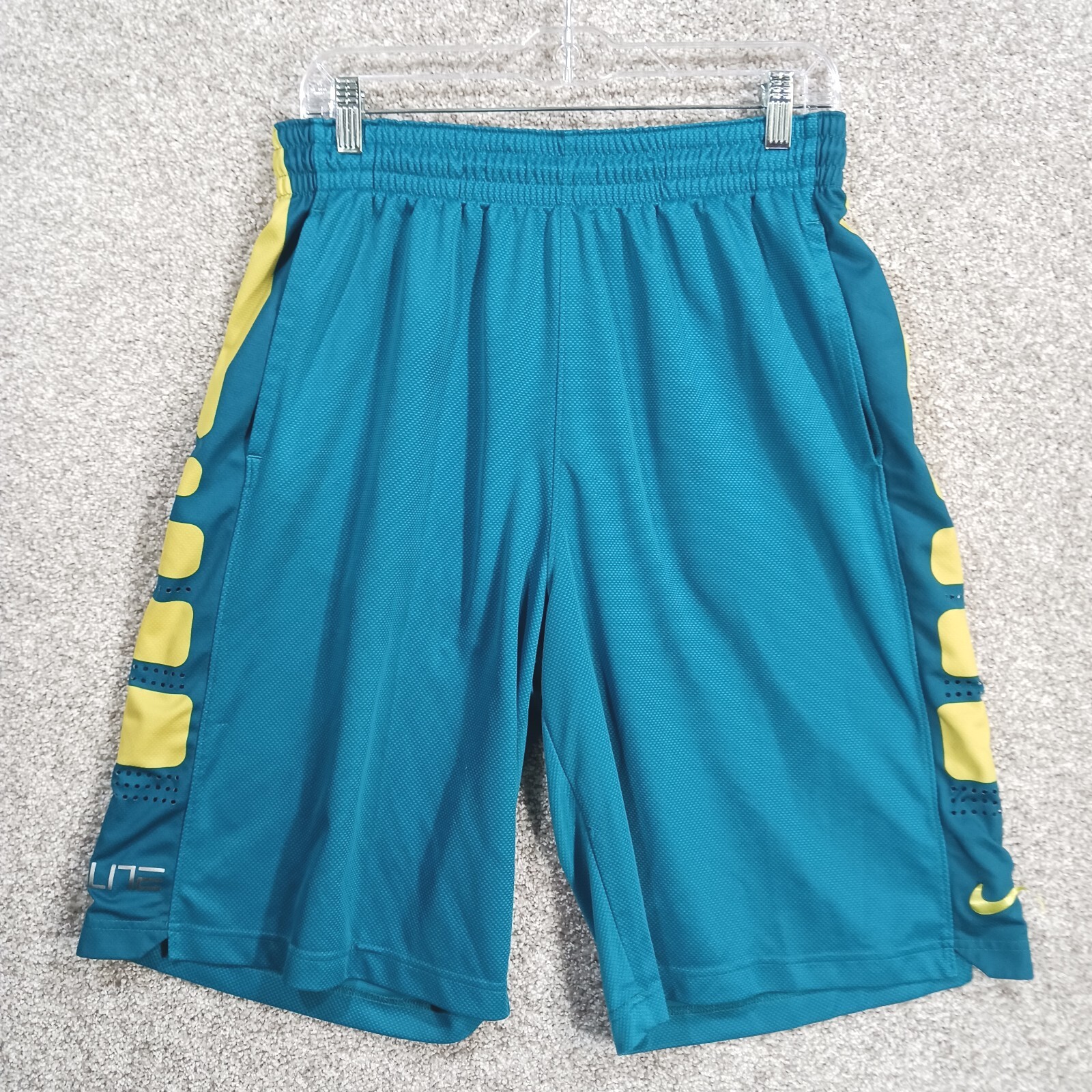 teal nike elite shorts