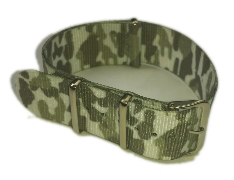 Cinturino tipo NATO Nato Straps Mimetico Camouflage orologio da polso militare - Immagine 4 di 4