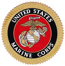 USMC MARINE CORPS SEMPER FI EGA 8" EMBROIDERED JACKET PATCH