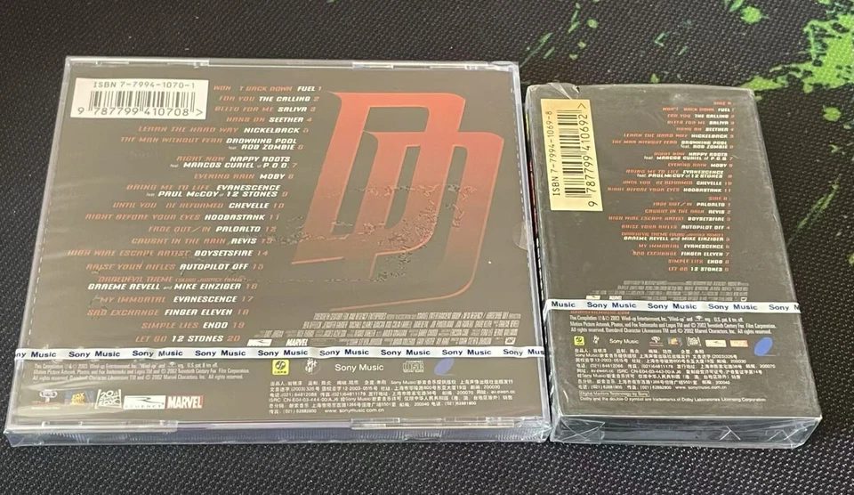 Daredevil O.S.T Evanescence China First Edition CD + CASSETTE Sealed Very Rare Foto 2 de 4