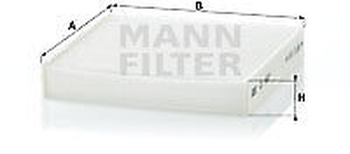 CU 1827 Mann-Filter Filter, Luft Cicjout FüR Daihatsu, Fiat, Hino, Maruti Suzuki-image