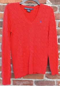 ralph lauren sport cable knit sweater