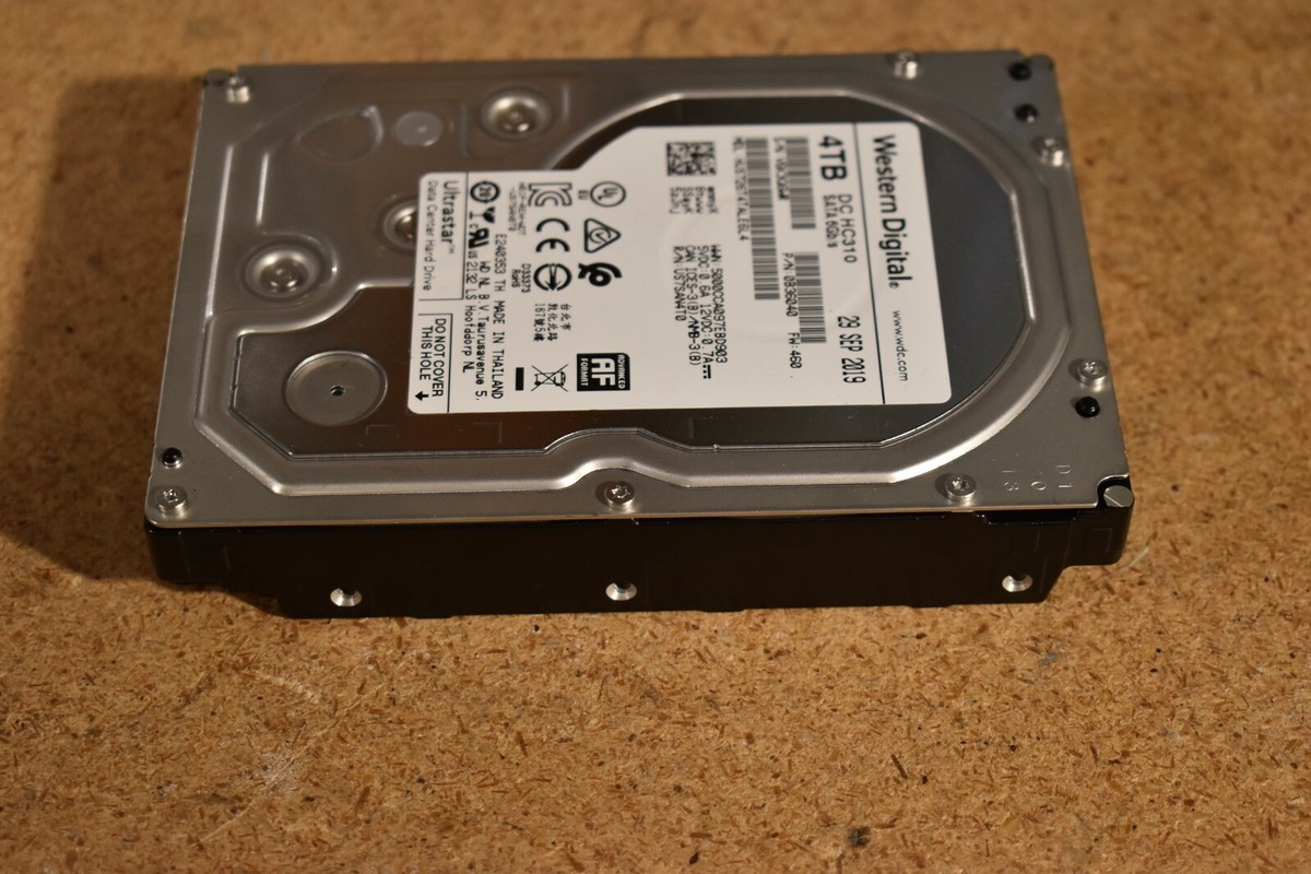 WD HUS726T4TALE6L4 4TB HDD Ultrastar HC310 3.5” Internal
