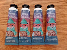 Bath  Body Works Merry Cookie Shea Butter Hand Cream Lot of 4  1 oz NEW