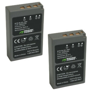 Wasabi Power Battery For Olympus Bls 5 Bls 50 Ps Bls5 2 Pack Ebay