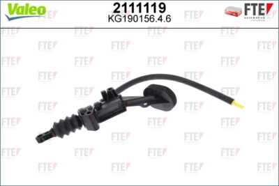 Valeo 2111119 Master Cylinder, Clutch for Ford