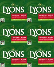 6 × Lyons Original Blend 80 Tea Bags (480 tea bags in total)