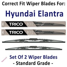 Wipers 2-Pack Standard - fit 2017+ Hyundai Elantra - 30260/160