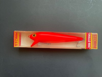 Esca Storm Big Mac DR75 Vintage, Testa Rossa E Bianca, NOS Crankbait