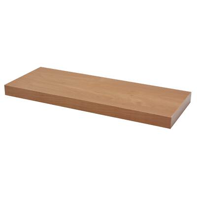Regal Bücherregal Wandregal -Schwebendes Regal - 60 cm x 23,5 cm - asteiche