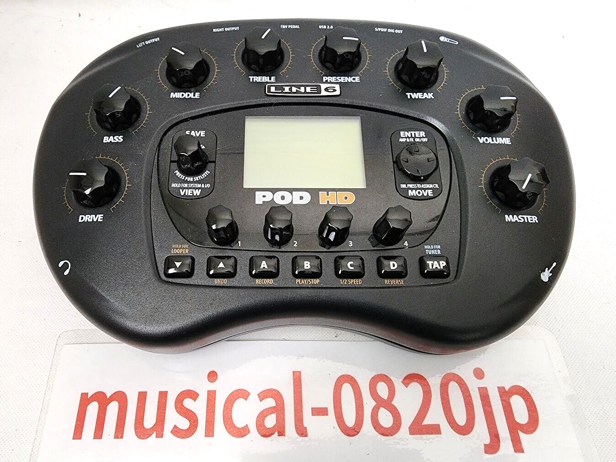 LINE6 POD HD Black Guitar Multi Effector | eBay