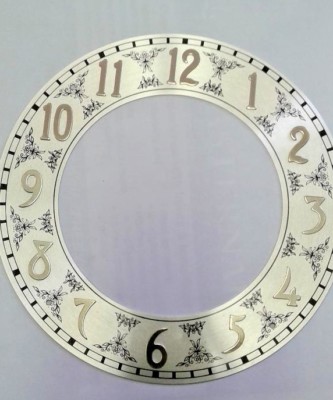 Hermle -Kieninger Mantel clock chapter ring  outside diameter 160mm inside 100mm