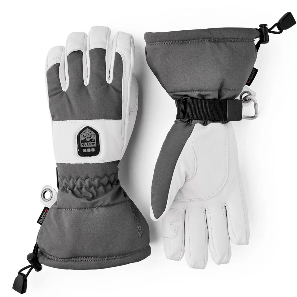 Hestra Heater Gauntlet Finger Heated Gloves 2025 in Grey and - Main Image
