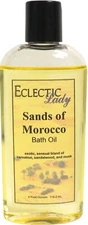 Sands Of Morocco Bath Oil  - Scented Body Oil - Relaxing & Moisturizing Bathing