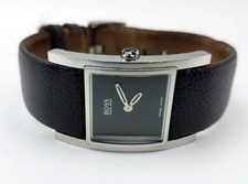 OROLOGIO HUGO BOSS DONNA “COSMOPOLIS” SLIM QUARZO NERO ANALOGICO SWISS MADE