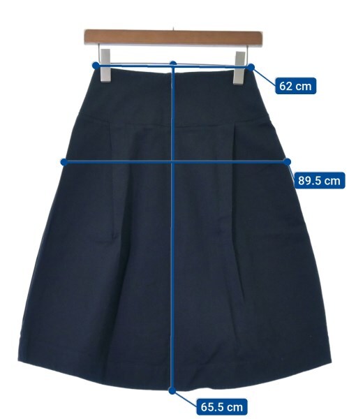 JIL SANDER NAVY Knee-length Skirt Navy 34(Approx. XXS  