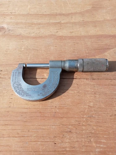Starrett - Model No. 203 0-1” Outside Micrometer Used Machinist Lathe Milling