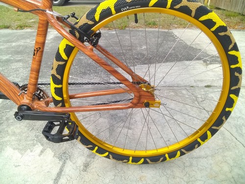 SE BIKES bmx BIG GOLD WOODY bike cult VANS race inc rims quadangle GT haro hutch - Picture 6 of 12