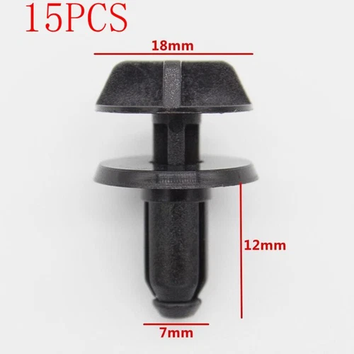 15x For Ford Black Nylon Lower Radiator Shield Push-Type Retainer W716510-S300