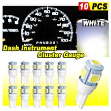 Dash Cluster Gauge White Led Light Bulb Kit Fit 92-96 Ford F150 F250 F350 Bronco