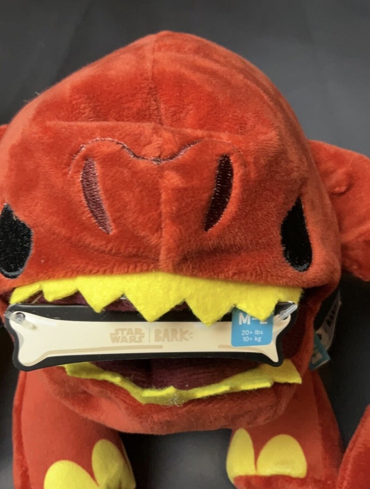 New Super Chewer Bark Box & Star Wars Rare “ Ravenous Rancor “ Dog Toy ...