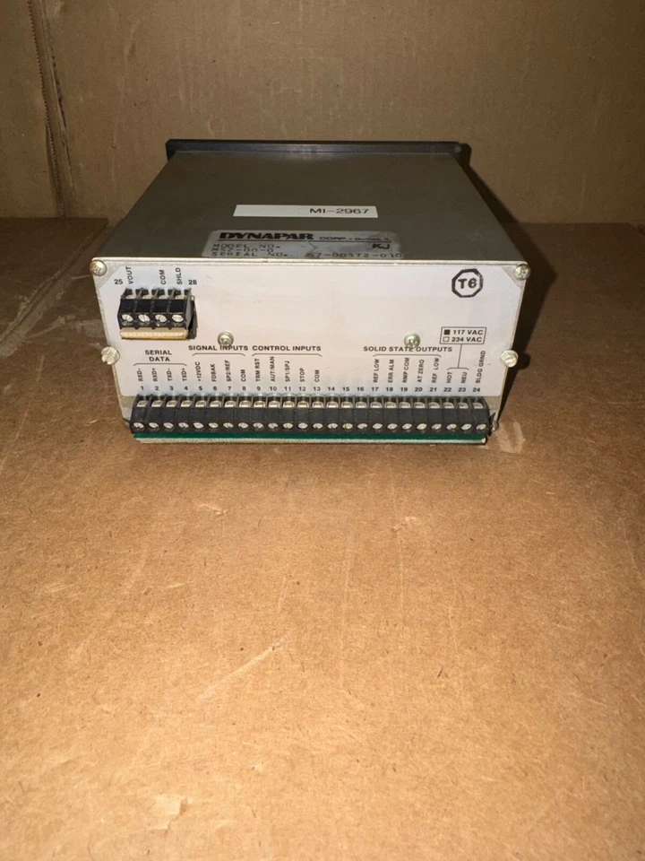 DYNAPAR MS2-00-0 MAX™ SPEED 2 SPEED CONTROLLER, USED! MAKE OFFER! - Image 4 of 4