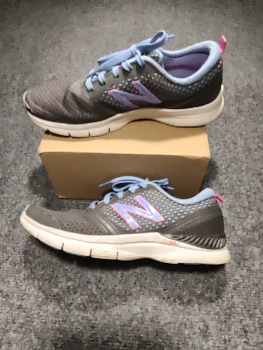 New Balance 711 Women Size 8 B Running Training Shoes Gray Blue Pink WX711SP