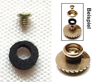 Schraube zum befestigen von Druckknopf 1 Stück an Conchos Concho Snap Adapter
