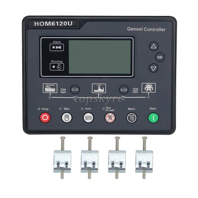 SmartGen HOM6120U Genset Controller Diesel Generator Controller Auto w/ LCD tps