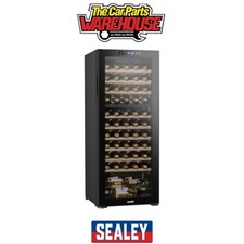 Sealey DH93 Baridi 55 Bottle Dual Zone Wine Fridge & Cooler