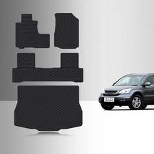 Toughpro Full Set Floor Mats Black For Honda Cr-v All Weather 2007-2011