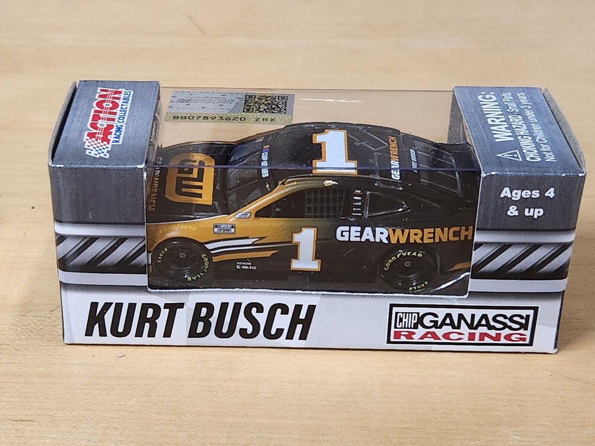 2020 #1 Kurt Busch Gearwrench 1/64 Action NASCAR Diecast | eBay