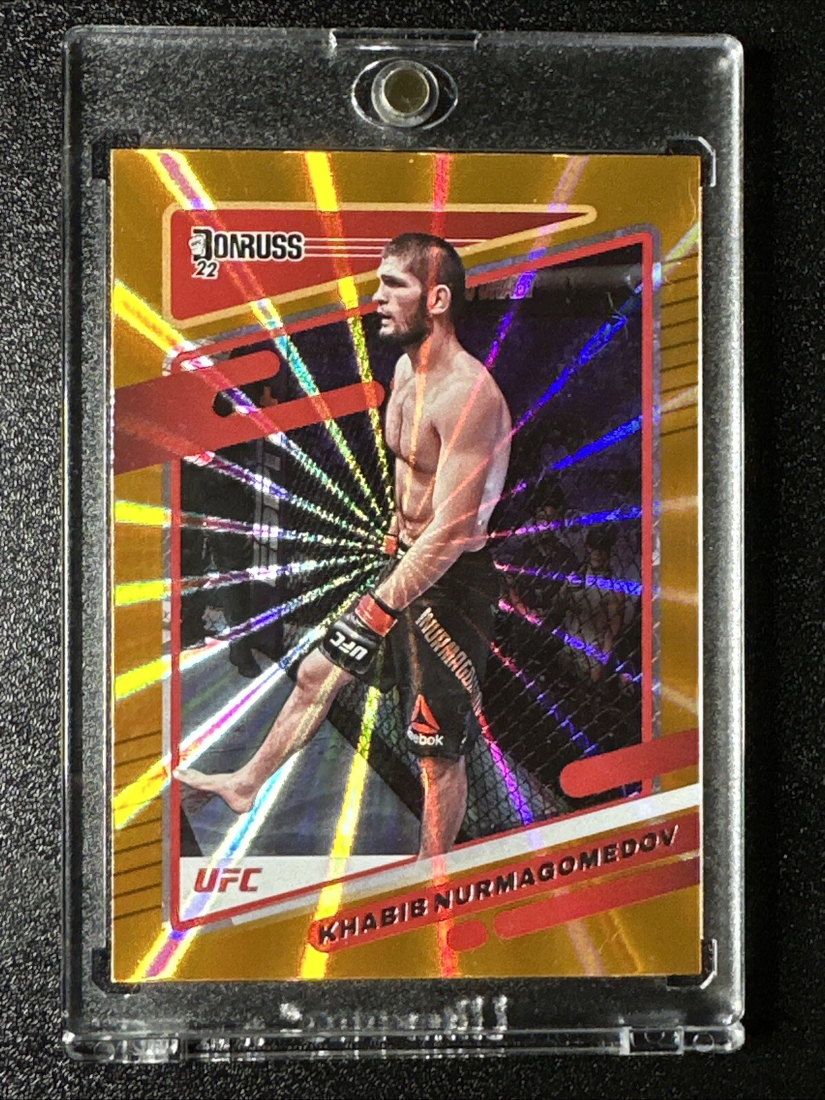 2022 Donruss UFC - Holo Orange Laser #4 Khabib Nurmagomedov - The Eagle!!!!!