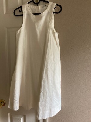 BRAND NEW MADEWELL Linen-Cotton Tank Mini Dress XXS | eBay