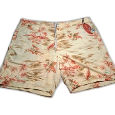 Tommy Bahama Relax Wailea N Around Swim Trunks Board Shorts Men’s XL Beige NWT