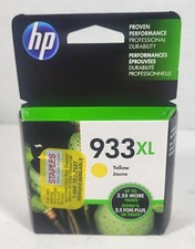 HP 933XL Yellow Ink Cartridge High-Yield CN056AN Genuine Sealed Expired 