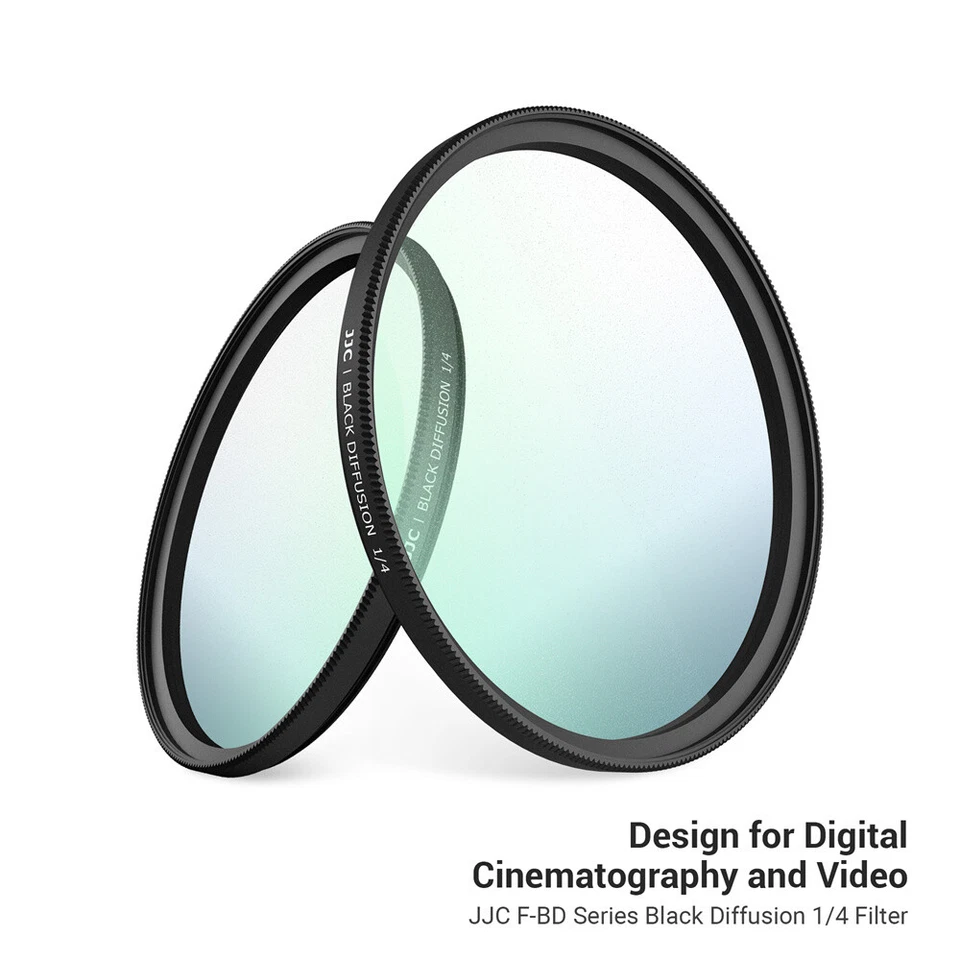 JJC 49mm Black Diffusion Mist 1/4 Filter Camera Lens Filter 28 Multi-Layer Video - Image 2 of 4