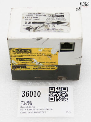 リクエスト 36010 BIRD FILTERED POWER SENSOR, 1.8 - 2.2MHz 100W - 10kW 4027F2M