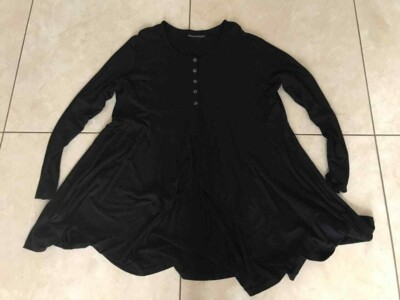 Ladies Privatsachen Long Sleeve Black Dress Size 3