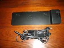 HP D9Y19AV#ABA 2013 UltraSlim Docking Station~Power Cable Included~VERY NICE