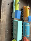Gigglescape Magnetic Trains Cars 8pcs. Works With Wooden Track Hardly Used — photo 5