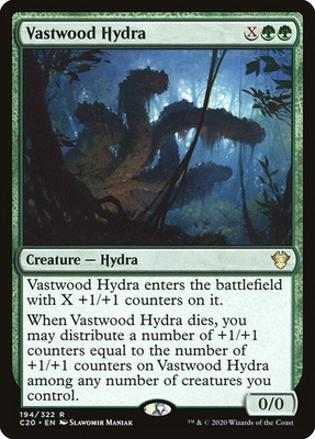 #ad Vastwood Hydra NonFoil Commander 2020 194 NM MTG $1.99