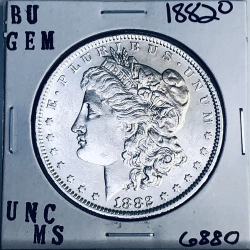 1882 O BU GEM MORGAN SILVER DOLLAR UNC MS+++ U.S. MINT RARE COIN 6880