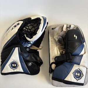 Vintage Koho Revolution Goalie Catch Glove and Blocker Set