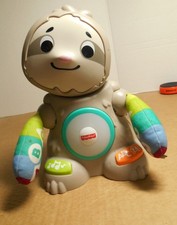 Fisher Price Linkimals Sloth Smooth Moves Interactive Toy Music  Lights O33